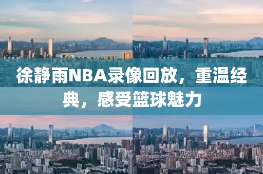徐静雨NBA录像回放，重温经典，感受篮球魅力